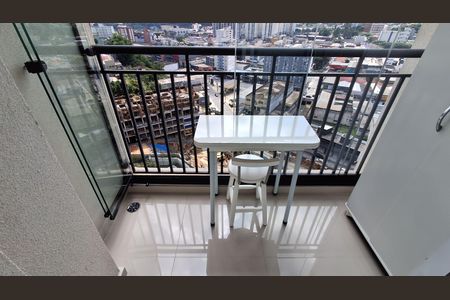 Varanda  de apartamento à venda com 1 quarto, 42m² em Jardim Olavo Bilac, São Bernardo do Campo