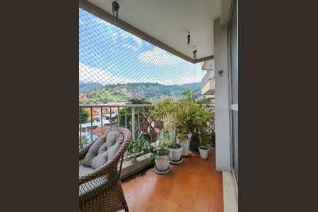 Varanda da Sala de apartamento à venda com 3 quartos, 132m² em Grajaú, Rio de Janeiro