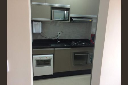 Cozinha  de apartamento para alugar com 1 quarto, 46m² em Jardim Paulistano, Ribeirão Preto
