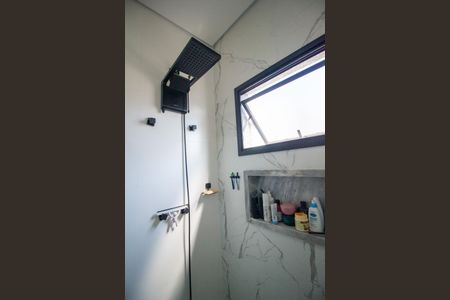 Casa de condomínio para alugar com 149m², 3 quartos e 2 vagasBanheiro da Suíte 