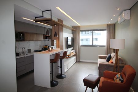 Sala de apartamento à venda com 1 quarto, 48m² em Bela Vista, Porto Alegre