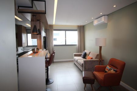 Sala de apartamento à venda com 1 quarto, 48m² em Bela Vista, Porto Alegre