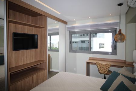 Suíte 1 de apartamento à venda com 1 quarto, 48m² em Bela Vista, Porto Alegre