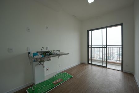 Sala/Cozinha de apartamento para alugar com 1 quarto, 32m² em Liberdade, São Paulo