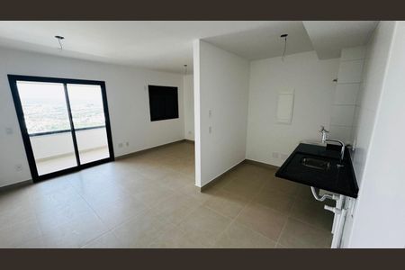 Sala/quarto de apartamento para alugar com 1 quarto, 42m² em Parque Campolim, Sorocaba