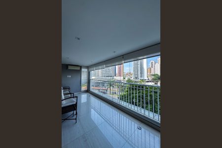 Varanda da Sala de apartamento à venda com 2 quartos, 91m² em Vila Regente Feijó, São Paulo