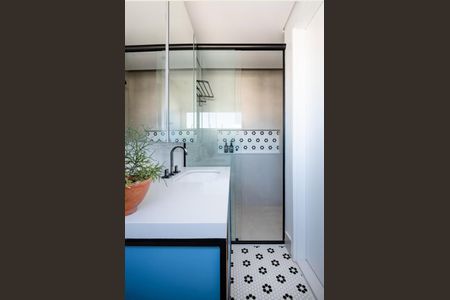 Banheiro de apartamento para alugar com 1 quarto, 100m² em Vila Madalena, São Paulo