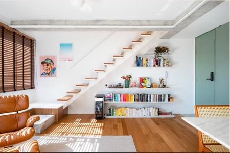 Sala de apartamento para alugar com 1 quarto, 100m² em Vila Madalena, São Paulo