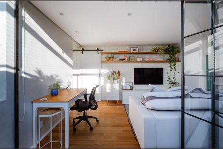 Sala de apartamento para alugar com 1 quarto, 100m² em Vila Madalena, São Paulo