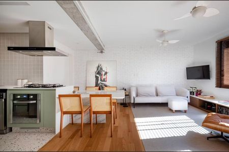 Sala de apartamento para alugar com 1 quarto, 100m² em Vila Madalena, São Paulo
