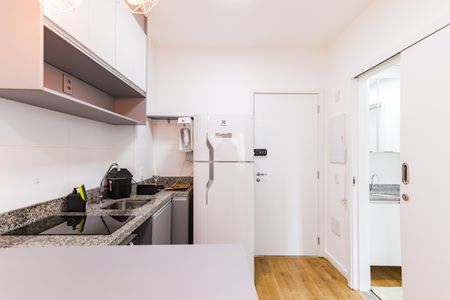 Cozinha de kitnet/studio para alugar com 1 quarto, 30m² em Butantã, São Paulo