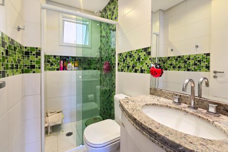 Apartamento à venda com 84m², 2 quartos e 2 vagasBanheiro Social