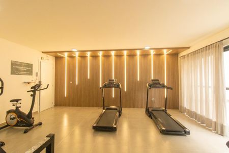 Apartamento para alugar com 36m², 1 quarto e sem vaga Apartamento para alugar com 36m², 1 quarto e sem vagaAcademia