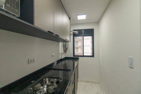 Apartamento para alugar com 36m², 1 quarto e sem vaga Apartamento para alugar com 36m², 1 quarto e sem vagaCozinha e Área de Serviço