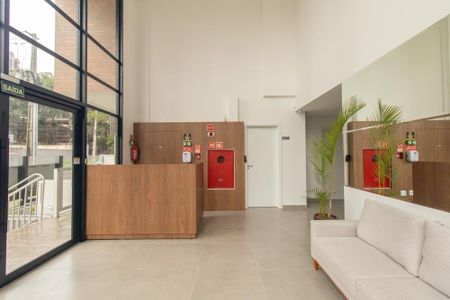 Apartamento para alugar com 36m², 1 quarto e sem vaga Apartamento para alugar com 36m², 1 quarto e sem vagaHall de entrada