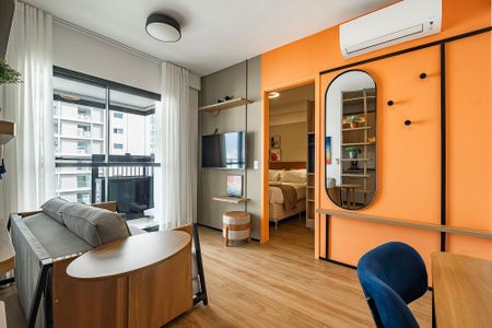 Apartamento para alugar com 37m², 1 quarto e 1 vaga Apartamento para alugar com 37m², 1 quarto e 1 vagaSala/Cozinha