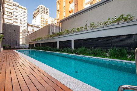 Apartamento para alugar com 37m², 1 quarto e 1 vaga Apartamento para alugar com 37m², 1 quarto e 1 vagaPiscina