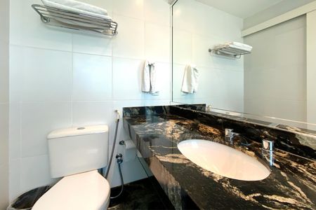 Studio à venda com 29m², 1 quarto e sem vaga Studio à venda com 29m², 1 quarto e sem vagaBanheiro da Suíte