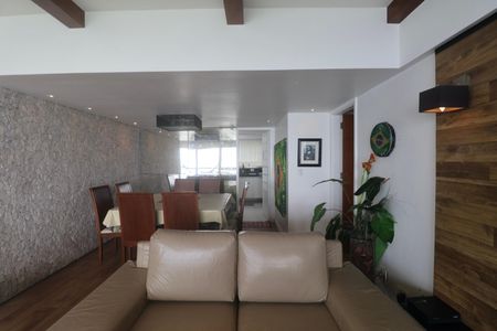 Sala de apartamento para alugar com 3 quartos, 117m² em Sítio Paecara (vicente de Carvalho), Guarujá