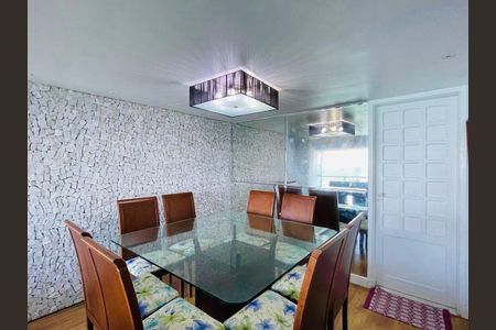 Sala de jantar de apartamento para alugar com 3 quartos, 117m² em Morro do Maluf, Guarujá