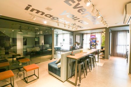 Studio para alugar com 24m², 1 quarto e sem vaga Studio para alugar com 24m², 1 quarto e sem vagaÁrea comum - Coworking