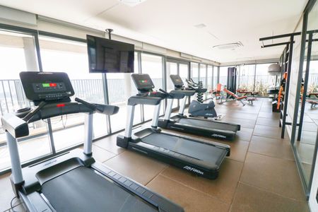 Studio para alugar com 24m², 1 quarto e sem vaga Studio para alugar com 24m², 1 quarto e sem vagaÁrea comum - Academia