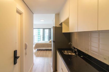 Studio de kitnet/studio para alugar com 1 quarto, 24m² em Indianópolis, São Paulo