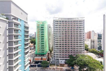 Vista da Sacada de kitnet/studio para alugar com 1 quarto, 24m² em Indianópolis, São Paulo