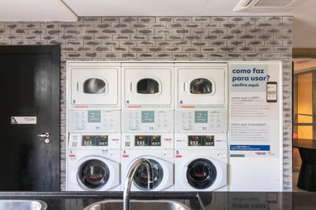 Studio para alugar com 24m², 1 quarto e 1 vagaLavanderia