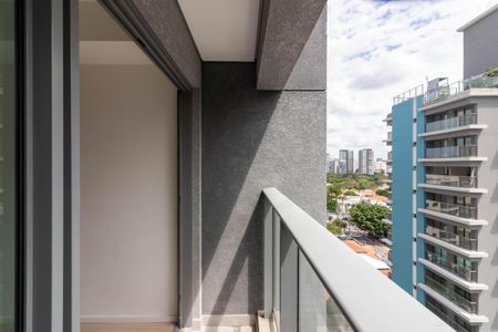 Sacada de kitnet/studio para alugar com 1 quarto, 24m² em Indianópolis, São Paulo