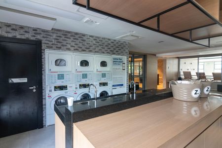 Studio para alugar com 24m², 1 quarto e 1 vagaLavanderia