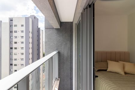 Sacada de kitnet/studio para alugar com 1 quarto, 24m² em Indianópolis, São Paulo