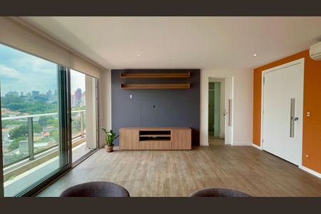 Apartamento para alugar com 55m², 1 quarto e 2 vagasSala