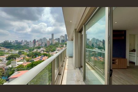 Varanda de apartamento para alugar com 1 quarto, 55m² em Vila Madalena, São Paulo