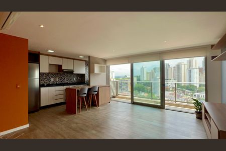 Sala de apartamento para alugar com 1 quarto, 55m² em Vila Madalena, São Paulo