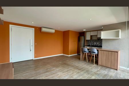 Apartamento para alugar com 55m², 1 quarto e 2 vagasSala