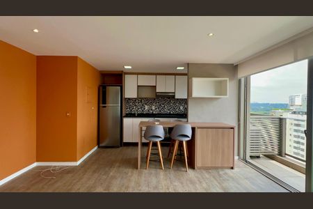 Apartamento para alugar com 55m², 1 quarto e 2 vagasSala