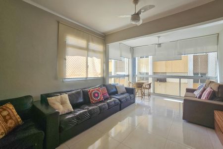 Sala de apartamento para alugar com 3 quartos, 140m² em Vila Luis Antonio, Guarujá