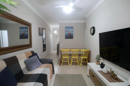Sala de apartamento para alugar com 2 quartos, 68m² em Jardim Vitoria, Guarujá