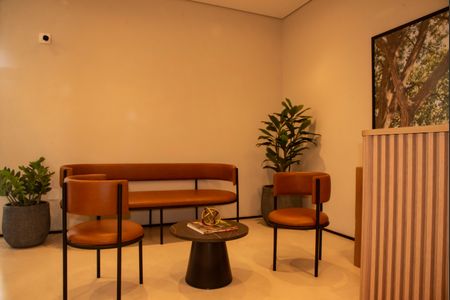 Studio à venda com 25m², 1 quarto e sem vagaHall social