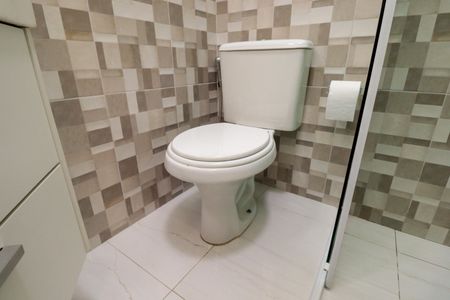 Casa para alugar com 135m², 3 quartos e 2 vagasBanheiro da Suíte