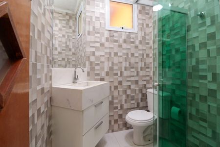 Casa para alugar com 135m², 3 quartos e 2 vagasBanheiro da Suíte