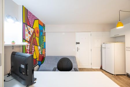 Studio para alugar com 25m², 1 quarto e sem vagaSala