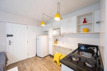 Studio para alugar com 25m², 1 quarto e sem vagaCozinha