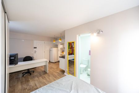 Studio para alugar com 25m², 1 quarto e sem vagaQuarto