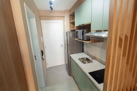 Studio para alugar com 28m², 1 quarto e sem vaga Studio para alugar com 28m², 1 quarto e sem vagaCozinha