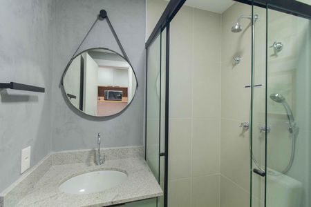 Studio para alugar com 28m², 1 quarto e sem vaga Studio para alugar com 28m², 1 quarto e sem vagaBanheiro