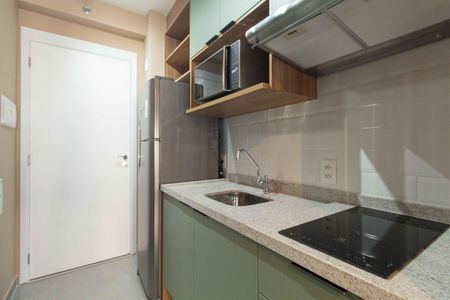 Studio para alugar com 28m², 1 quarto e sem vaga Studio para alugar com 28m², 1 quarto e sem vagaCozinha