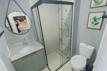 Studio para alugar com 28m², 1 quarto e sem vaga Studio para alugar com 28m², 1 quarto e sem vagaBanheiro