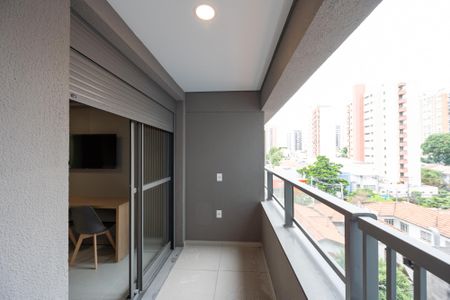 Varanda de kitnet/studio para alugar com 1 quarto, 28m² em Vila Clementino, São Paulo